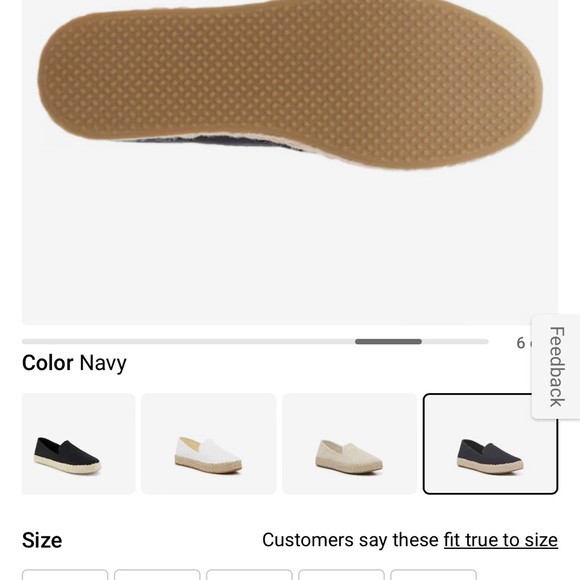 Tom’s Wear Good Navy Canvas Allison Espadrille slip-on woman - Picture 6 of 7